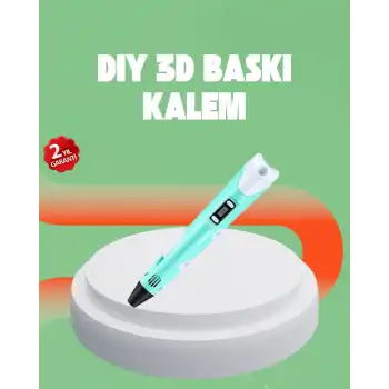 Üç Boyutlu 3D Yazıcı Kalem ABS ve PLA Uyumlu
