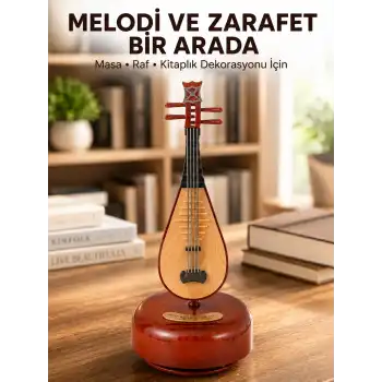 Ud Sembolü Müzik Kutusu Estetik Tasarım Melodi Destekli