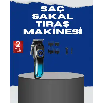 USB Type-C Şarjlı Kablosuz/Kablolu Erkek Tıraş Makinesi