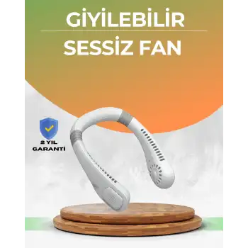 Uzun Ömürlü Bataryalı 9-18 Saat Kullanımlı Boyun Fanı