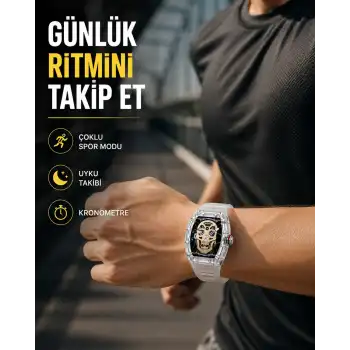 Uzun Pil Ömürlü Akıllı Saat Spor ve Günlük Kullanım Yeni Nesil