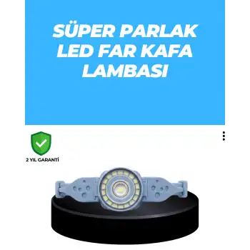 Uzun Pil Ömürlü Kamp ve Dağcılık Kafa Lambası