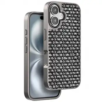 Venco İphone 16 Brand Kapak - Gümüş