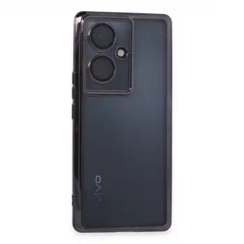 Vivo V29 Lite Kılıf Razer Lensli Silikon - Mor