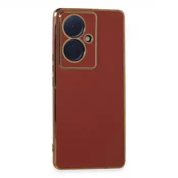 Vivo V29 Lite Kılıf Volet Silikon - Kırmızı