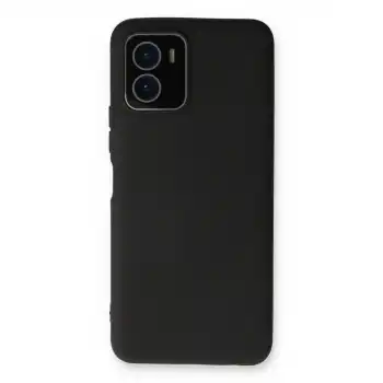 Vivo Y15s Kılıf Lansman Glass Kapak - Siyah