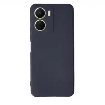 Vivo Y16 Kılıf First Silikon - Lacivert