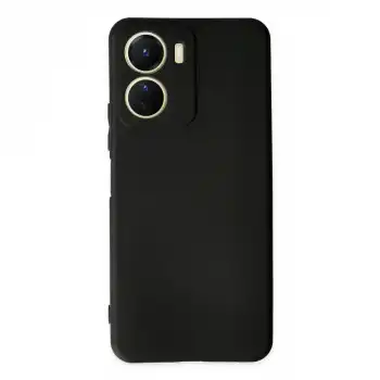 Vivo Y16 Kılıf First Silikon - Siyah