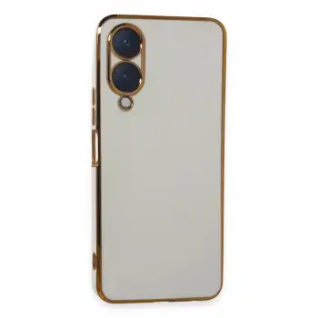 Vivo Y17s Kılıf Volet Silikon - Beyaz