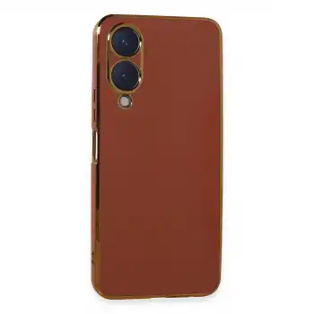 Vivo Y17s Kılıf Volet Silikon - Kırmızı