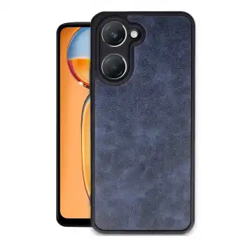 Vivo Y18 Kılıf Aras Deri Kapak - Lacivert