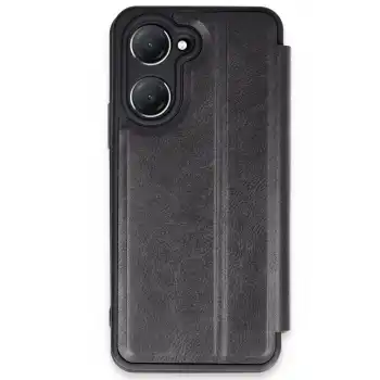 Vivo Y18 Kılıf Flip Cover - Siyah