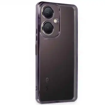 Vivo Y27 Kılıf Razer Lensli Silikon - Mor