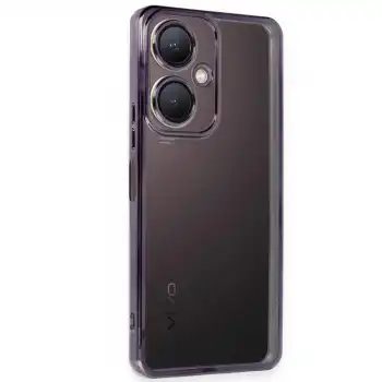 Vivo Y27 Kılıf Razer Lensli Silikon - Mor