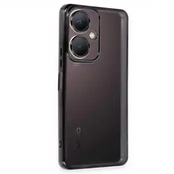 Vivo Y27 Kılıf Razer Lensli Silikon - Siyah