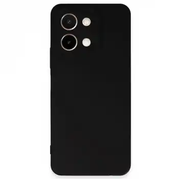 Vivo Y28 Kılıf First Silikon - Siyah