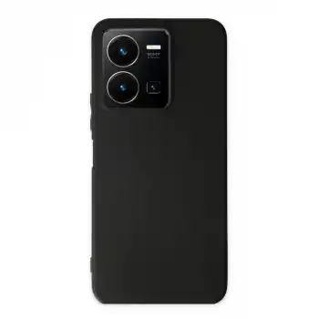 Vivo Y35 Kılıf First Silikon - Siyah