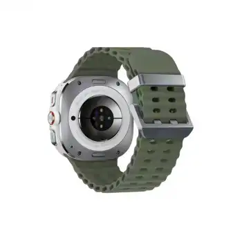 Watch 7 Ultra Kr417 Rug Silikon Kordon - Koyu Yeşil