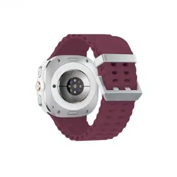 Watch 7 Ultra Kr417 Rug Silikon Kordon (saat Değildir) - Mor