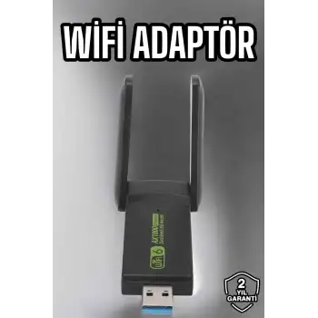 Wifi Adaptör Çift Bantlı Kablosuz Wifi Adaptörü