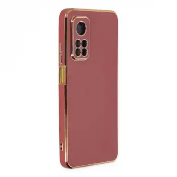 Xiaomi Mi 10t Kılıf Volet Silikon - Kırmızı