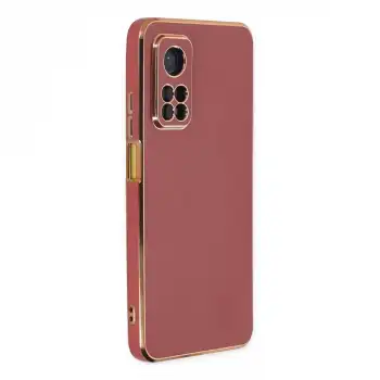 Xiaomi Mi 10t Kılıf Volet Silikon - Kırmızı