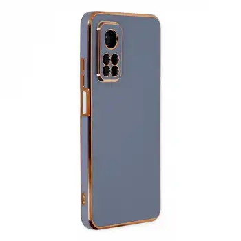 Xiaomi Mi 10t Kılıf Volet Silikon - Mavi