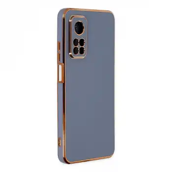 Xiaomi Mi 10t Kılıf Volet Silikon - Mavi