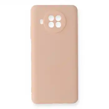 Xiaomi Mi 10t Lite Kılıf Nano İçi Kadife Silikon - Pudra