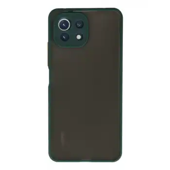 Xiaomi Mi 11 Lite Kılıf Montreal Silikon Kapak - Yeşil