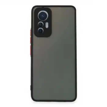 Xiaomi Mi 12 Lite Kılıf Montreal Silikon Kapak - Siyah
