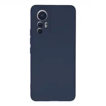 Xiaomi Mi 12 Lite Kılıf Nano İçi Kadife Silikon - Lacivert