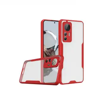 Xiaomi Mi 12t Kılıf Platin Silikon - Kırmızı