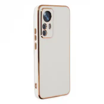 Xiaomi Mi 12t Pro Kılıf Volet Silikon - Beyaz