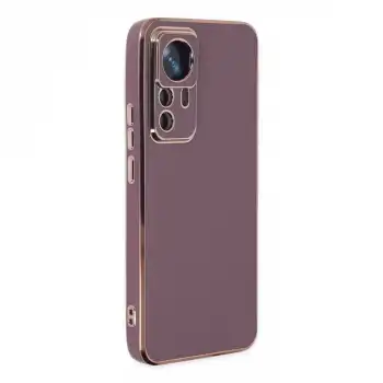 Xiaomi Mi 12t Pro Kılıf Volet Silikon - Mor