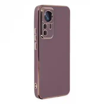 Xiaomi Mi 12t Pro Kılıf Volet Silikon - Mor