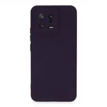 Xiaomi Mi 13 Kılıf Nano İçi Kadife Silikon - Mor