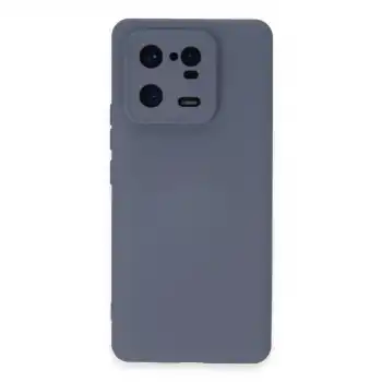 Xiaomi Mi 13 Pro Kılıf Nano İçi Kadife Silikon - Gri