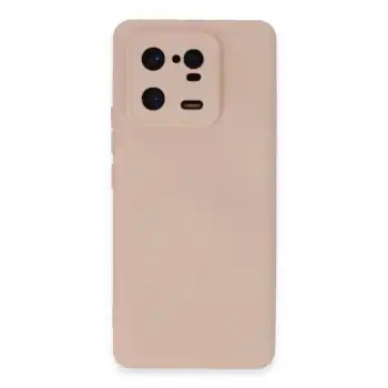 Xiaomi Mi 13 Pro Kılıf Nano İçi Kadife Silikon - Pudra