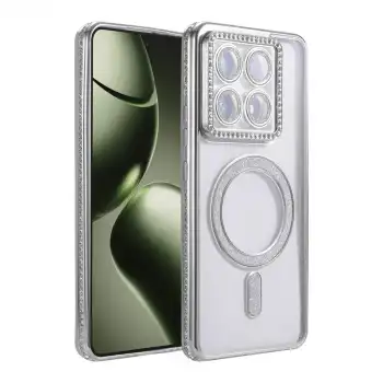 Xiaomi Mi 14t Pro Joke Simli Magneticsafe Kılıf - Gümüş