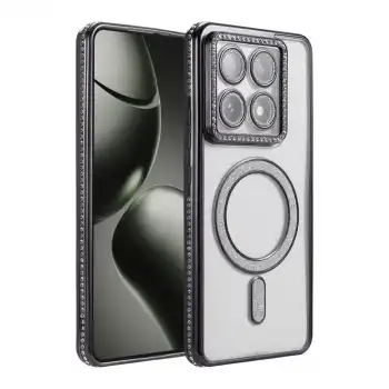 Xiaomi Mi 14t Pro Joke Simli Magneticsafe Kılıf - Siyah
