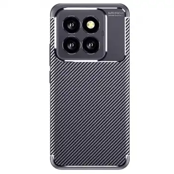 Xiaomi Mi 14t Pro Kılıf Auto Focus Karbon Kapak - Lacivert