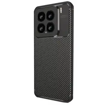 Xiaomi Mi 15 Kılıf Auto Focus Karbon Kapak - Siyah