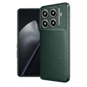 Xiaomi Mi 15t Pro Auto Focus Karbon Kapak - Koyu Yeşil