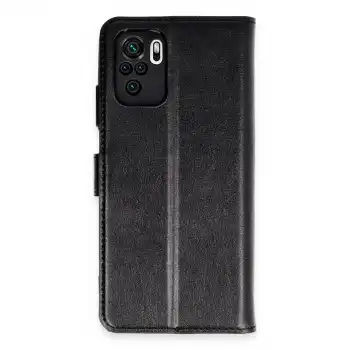 Xiaomi Mi Note 10 Trend S Plus Kapaklı Kılıf - Siyah