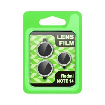 Xiaomi Note 14 5g Raze Metal Kamera Lens - Gümüş