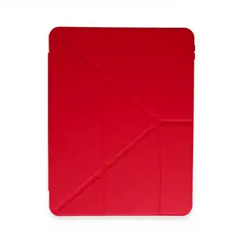 Xiaomi Pad 6 Kılıf Kalemlikli Mars Tablet Kılıfı - Kırmızı