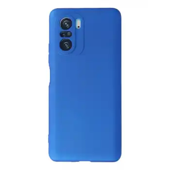 Xiaomi Poco F3 Kılıf First Silikon - Mavi