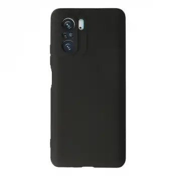 Xiaomi Poco F3 Kılıf First Silikon - Siyah