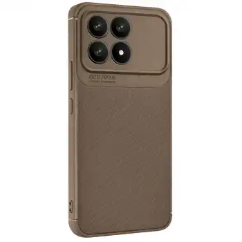 Xiaomi Poco F8 Pro Auto Focus Karbon Kapak - Kahverengi